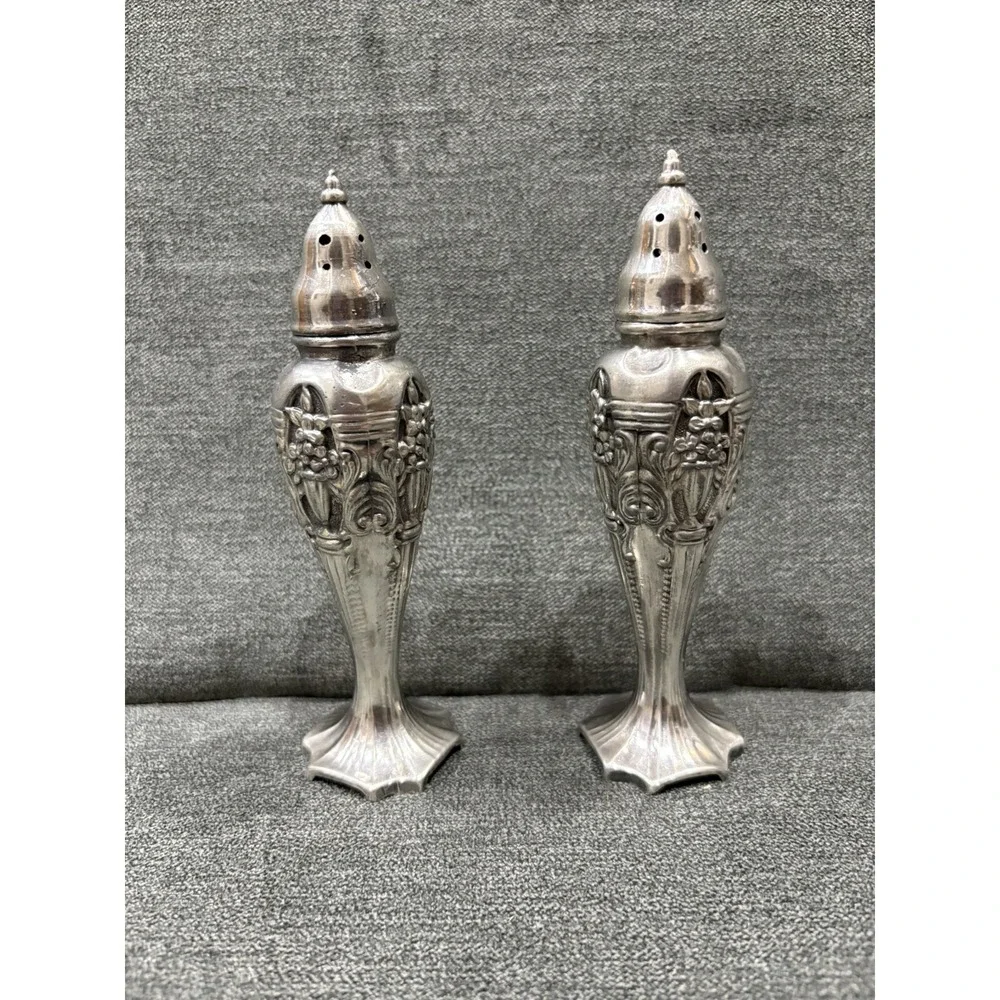 Vintage Salt & Pepper Shaker Harmony House AA+ Classical Filigree By Masco‎